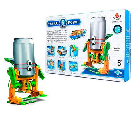 Конструктор на солнечных батареях SOLAR ROBOT 6 в 1 NO.2127 - фото 1 - id-p53937567