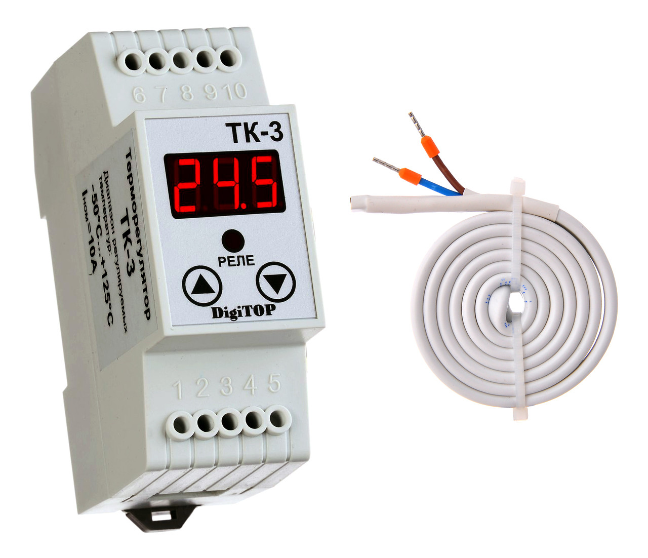 Терморегулятор ТК-3 ( 50,0 125,0°C, 10А) - фото 1 - id-p53942284