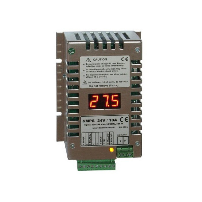 Зарядное устройство Datakom SMPS-2410 Disp (24В 10А с дисплеем)