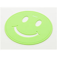 7543 FISSMAN Подставка под горячее УЛЫБКА 17 см, цвет ЗЕЛЕНЫЙ ЧАЙ (силикон)