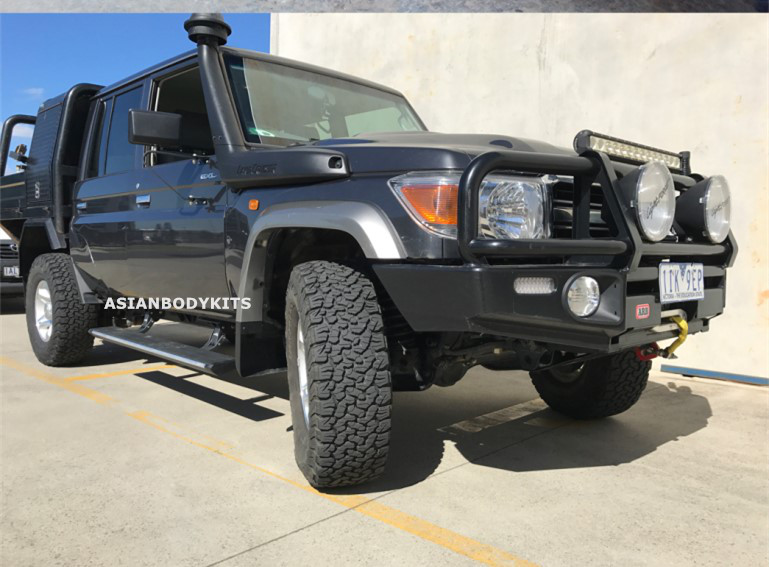 Электрические выдвижные пороги подножки для Toyota Land Cruiser 79 2014+ - фото 1 - id-p53951892