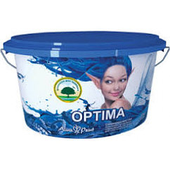 Моющая акриловая краска д/стен и потолков Optima 3 кг