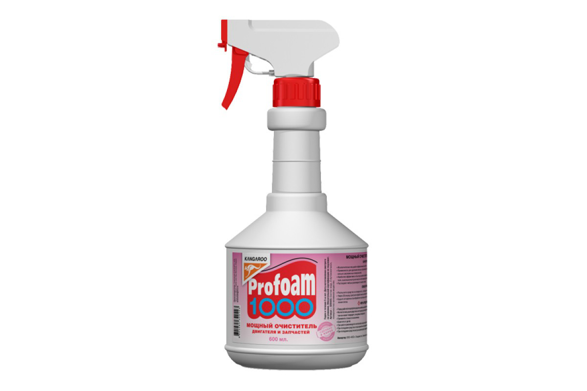 Kangaroo Profoam 1000 Мощный очиститель двигателя и запчастей, 600 ml - фото 1 - id-p53952061