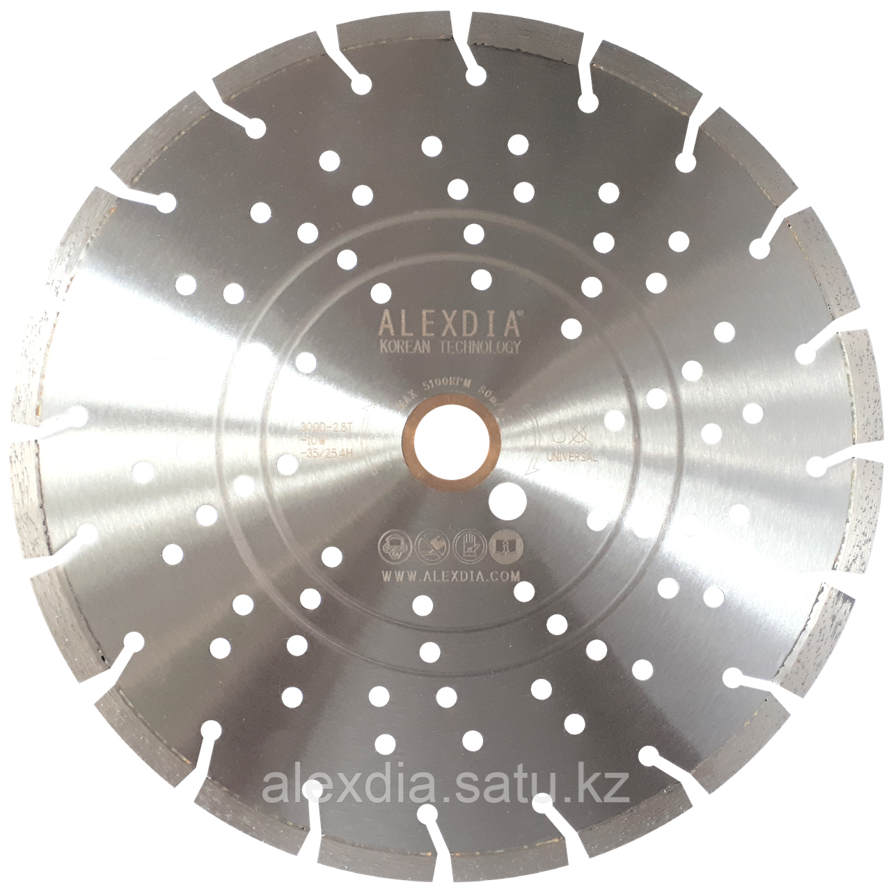 Алмазный диск серии Universal 300 мм. ALEXDIA - фото 1 - id-p53954406