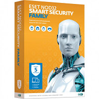 ESET NOD32 Smart Security Family – универсальная лицензия на 1 год на 5 устройств NOD32-ESM-NS(BOX)-1-5