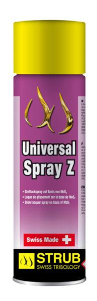 Сухая антифрикционная смазка (-180+650°C) STRUB UNIVERSALSPRAY Z