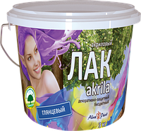 Лак на водной основе глянцевый Akrila 1 кг купить в Павлодаре