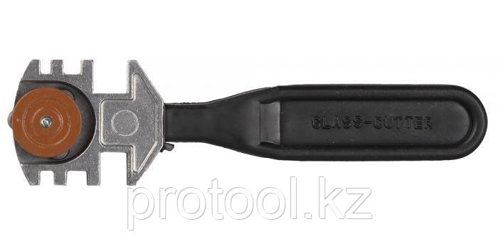 Стеклорез ЗУБР "ЭКСПЕРТ" роликовый, 3 режущих элемента, с пластмассовой ручкой, фото 2