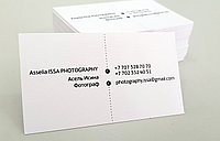 Визитки на льне