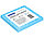 Клейкие листки OfficeSpace 76х76 мм, голубой, 100 листов, фото 2