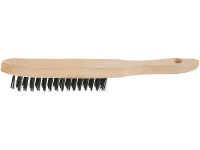 Щетка STAYER "MASTER" проволочная стальная с деревянной ручкой, 4 ряда