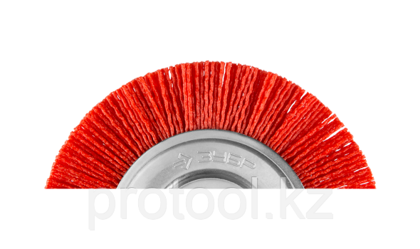 ЗУБР "ПРОФЕССИОНАЛ". Щетка дисковая для дрели, нейлоновая проволока с абразивным покрытием, 75мм - фото 2 - id-p53965297