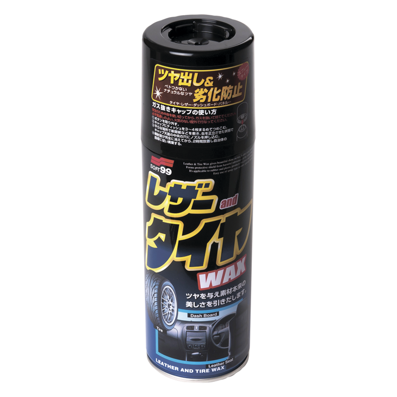 SOFT99 Leather & Tire Wax Полироль для кожи, резины, пластмассы, фото 1