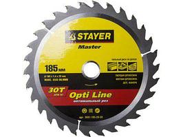 Диск пильный по дереву Stayer Master Opti-Line  (185х20мм, 30Т)