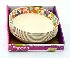 7371 FISSMAN Глубокая тарелка SPRING 21 см из бамбукового волокна
