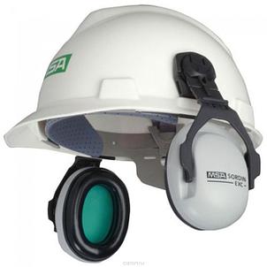 Защитные каски и противошумные наушники