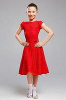 Платье красное для девочки 001