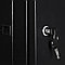LinkBasic 18U 600*600*900, Шкаф серверный, цвет чёрный, передняя дверь стеклянная (тонированная), фото 3