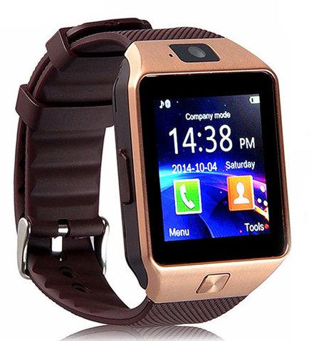 Умные часы [Smart Watch] с SIM-картой и камерой DZ09 (Титановый с черным) - фото 4 - id-p54015802