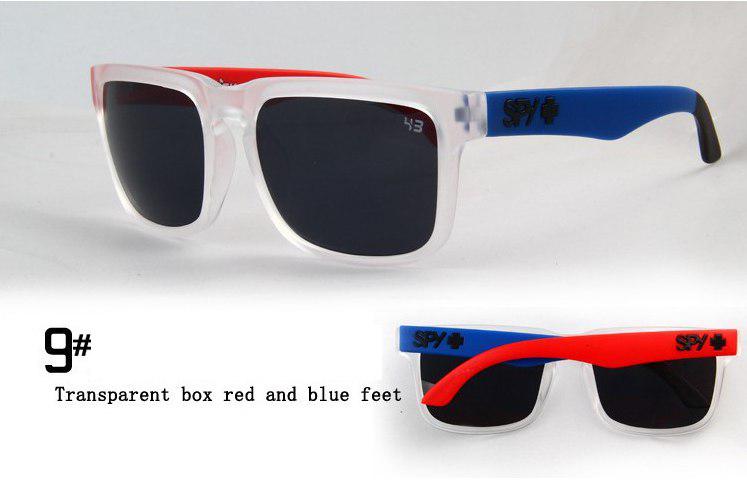 Солнцезащитные очки SPY+ прозрачные, синяя дужка слева - фото 1 - id-p53941054