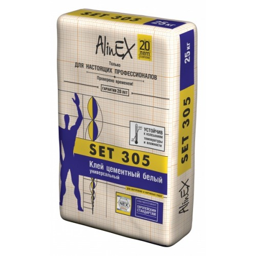 Клей AlinEX SET 305, 25 кг - фото 1 - id-p54030070