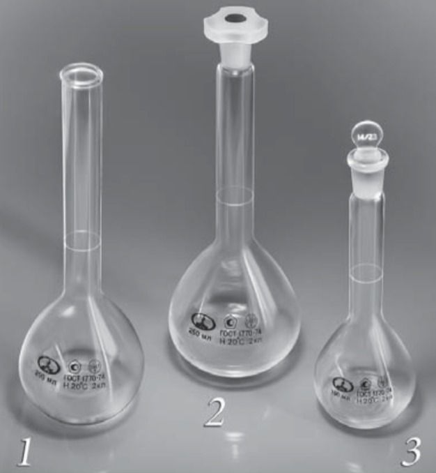 Колбы мерные с пробкой - фото 1 - id-p54033227