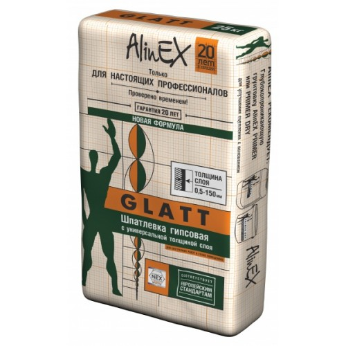 Шпатлевка AlinEX GLATT, 5кг