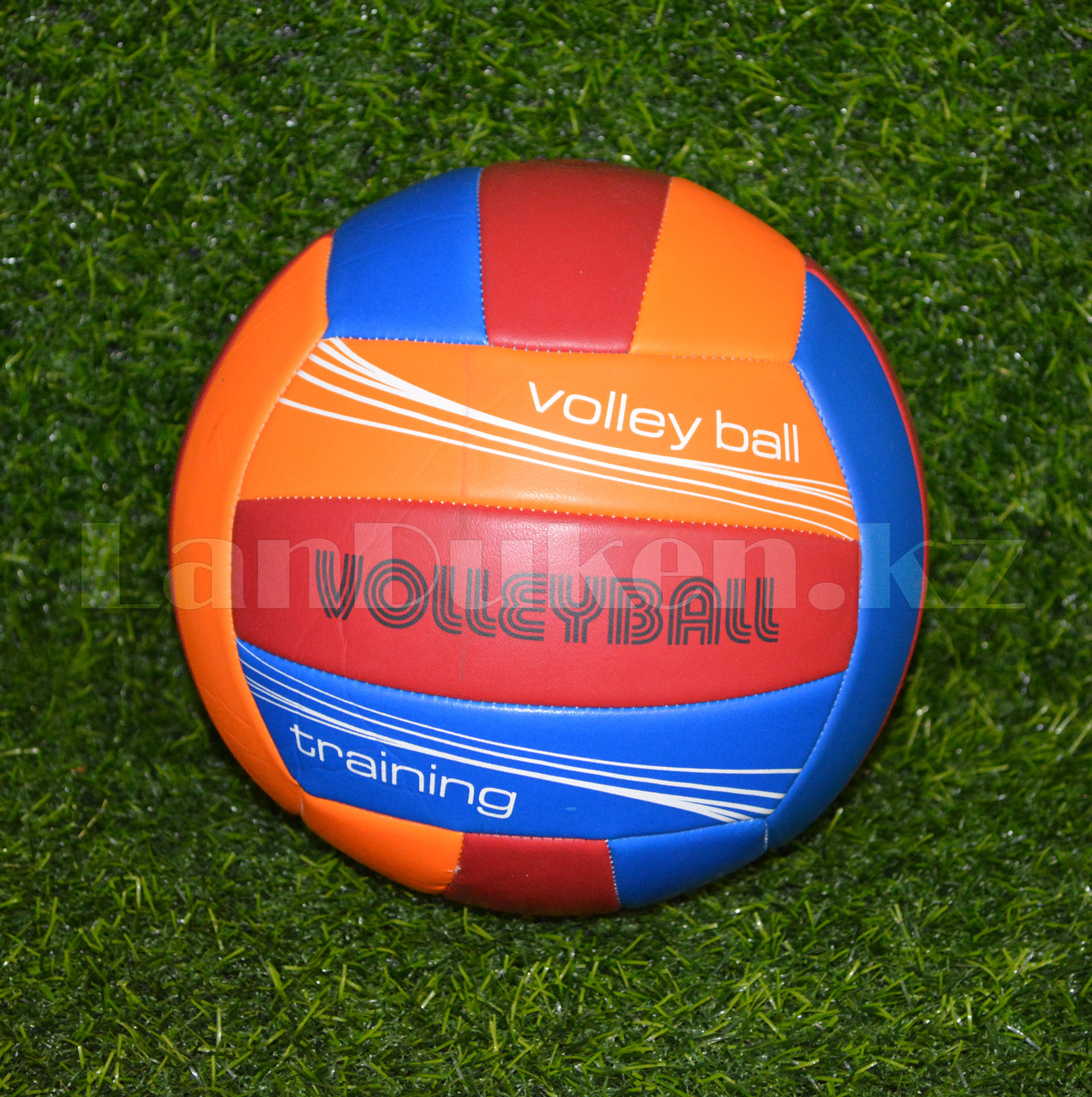 Волейбольный мяч оранжевый окружность 65 см - фото 1 - id-p54010031