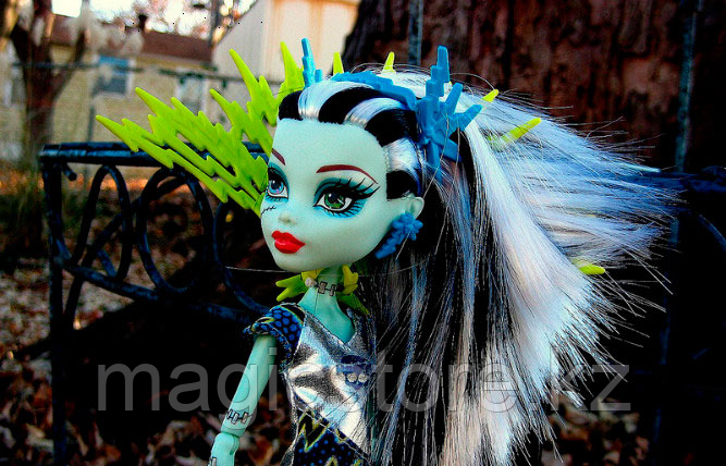 Кукла Monster High Фрэнки Штейн Супергерои Frankie Stein Superhero Voltageous - фото 4 - id-p51629125