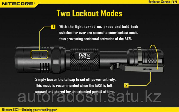 Фонарь NITECORE EA21 - фото 7 - id-p50243348