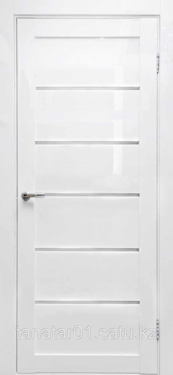 Дверь Линия, цвет белый супер глянец