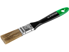 STAYER “KANEKARON-EURO”. Кисть плоская, искусственная щетина, деревянная ручка, 20мм