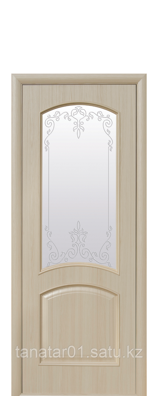 Дверь "Антре" со стеклом патина