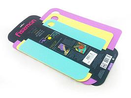 7835 FISSMAN Набор из 3 гибких разделочных досок разного размера 35х29 см; 30,5х25 см; 28x20 см (пластик)