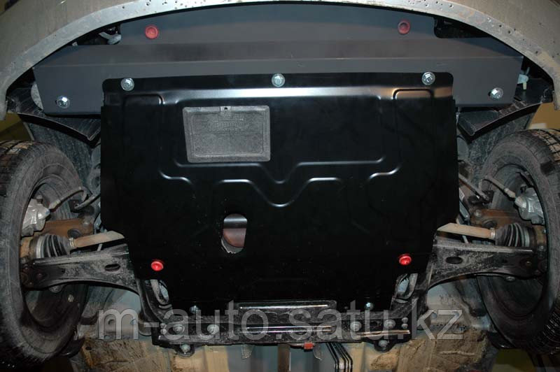 Защита картера двигателя и кпп на Volkswagen Passat B7/Фольксваген Пассат Б7 2011- - фото 2 - id-p3692762