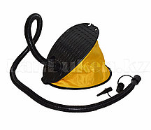 Насос ножной лягушка с двумя насадками (Желтый)