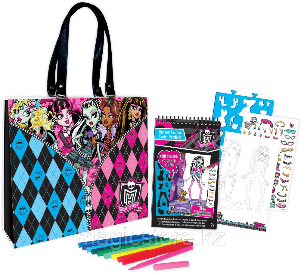 Набор Monster High сумка с аксессуарами Monster Fashion Artist Tote