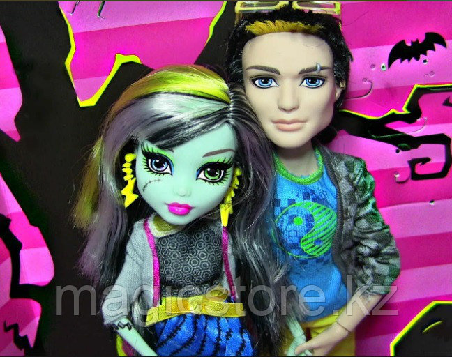 Набор кукол Monster High Джексон и Фрэнки Frankie Stein Jackson Picnik Casket for 2 - фото 3 - id-p51629338