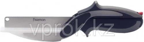 8704 FISSMAN Кухонный нож-секатор 24 см 2-в-1 (нерж. сталь)