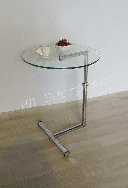 Кофейные столики (стекло, нержавейка) - фото 3 - id-p54094021