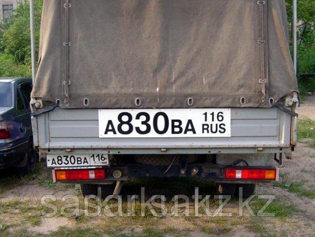 Дублирующий номер на грузовые автомобили - фото 2 - id-p14455266