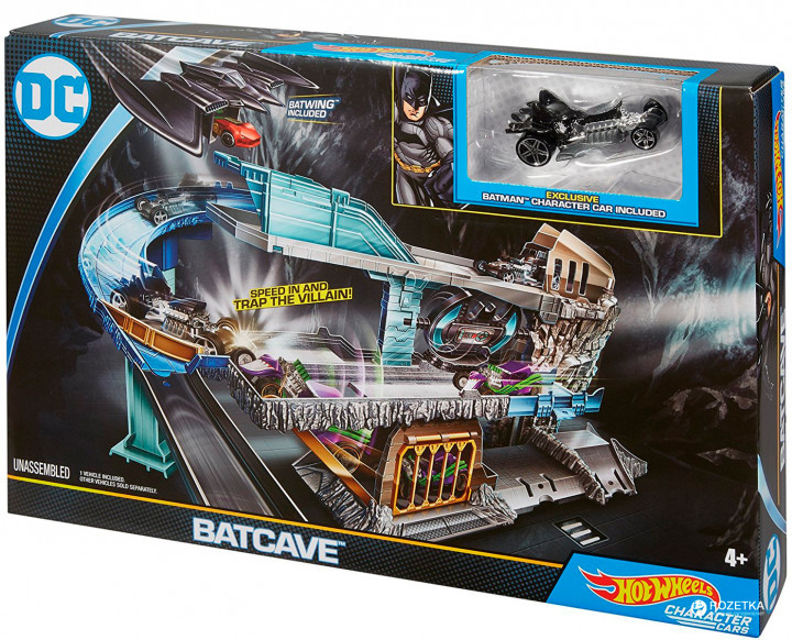 Автомобильный трек Hot Wheels Хранилище Бэтмена
