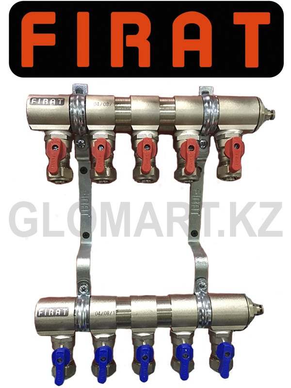 Коллектор отопления Фират 5 выхода (Firat) - фото 1 - id-p54125206