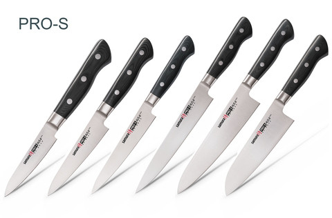 Набор из 6 ножей Samura PRO-S (упакованы отдельно) - фото 1 - id-p54126142