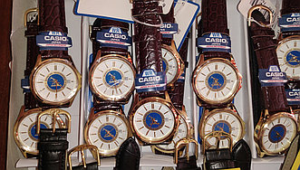 Часы наручные кварцевые Casio с нанесением логотипа 10 шт.
