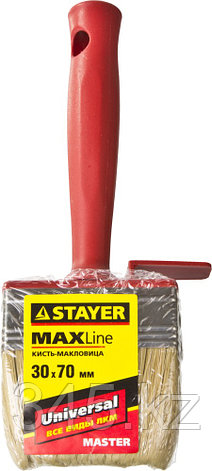 Макловица STAYER "MASTER" UNIVERSAL, светлая щетина, пластмассовый корпус, 3х7см, фото 2