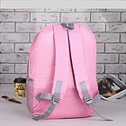 Рюкзак молодёжный Классика 1 отдел 2 наружных и 2 боковых кармана розовый 30*22*47  , фото 2