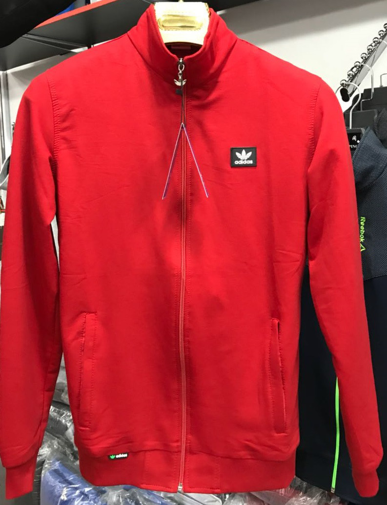 Костюм спортивный мужской Adidas красный/черный 01