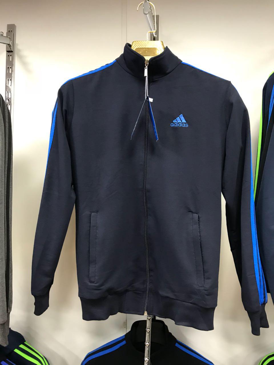Костюм спортивный мужской Adidas синий-голубой 07 - фото 1 - id-p54136570