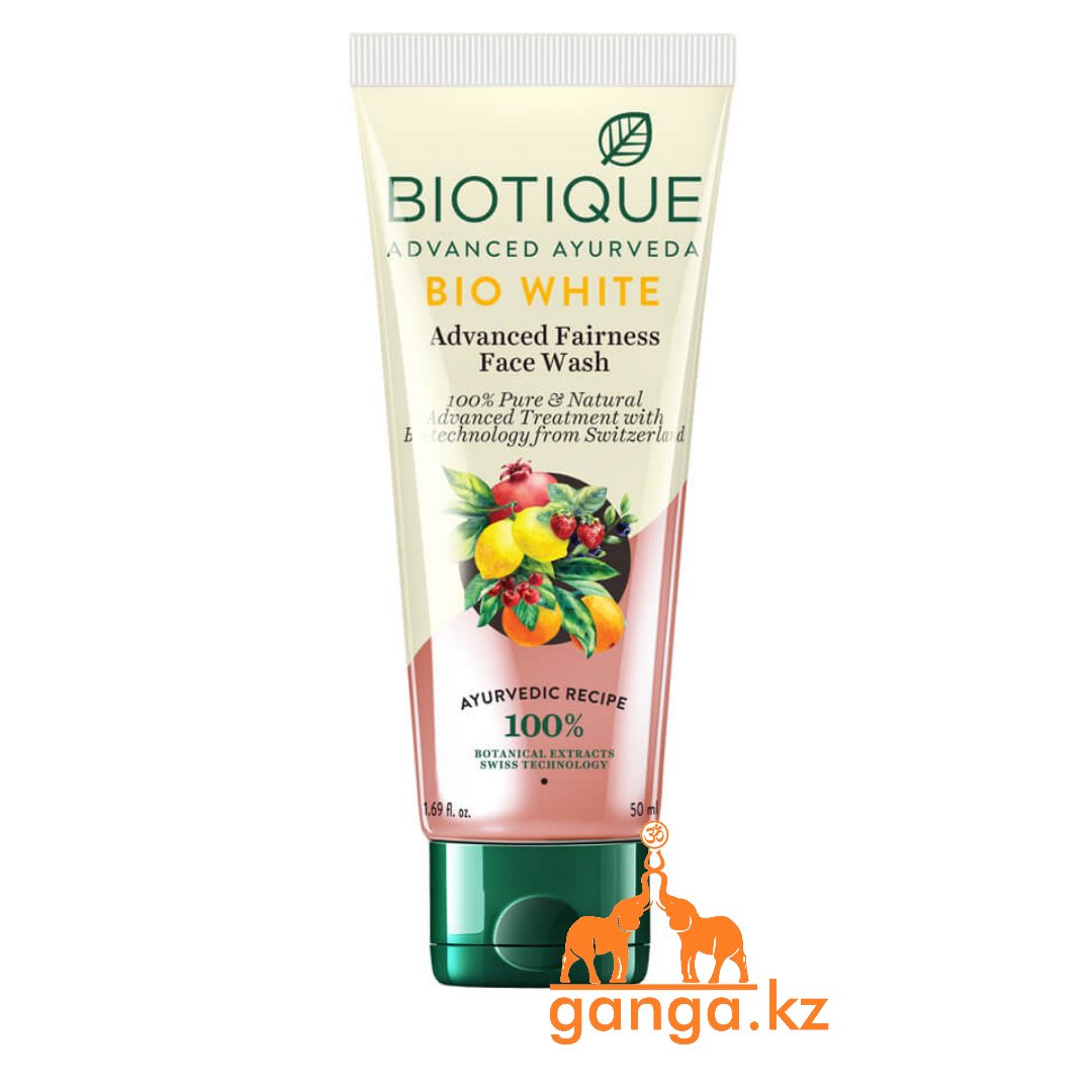 Гель для умывания отбеливающий (BIOTIQUE Bio White Face Wash),100мл